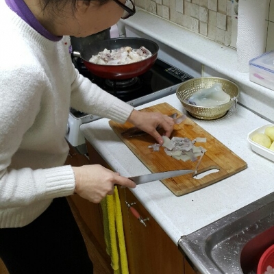 체험홈 02월 요리실습 진행