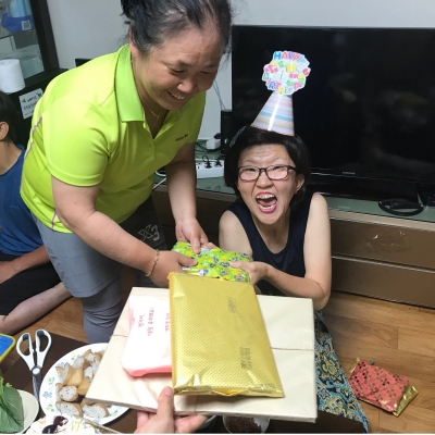 해피드림홈 김경아님 생일파티 진행했어요!!